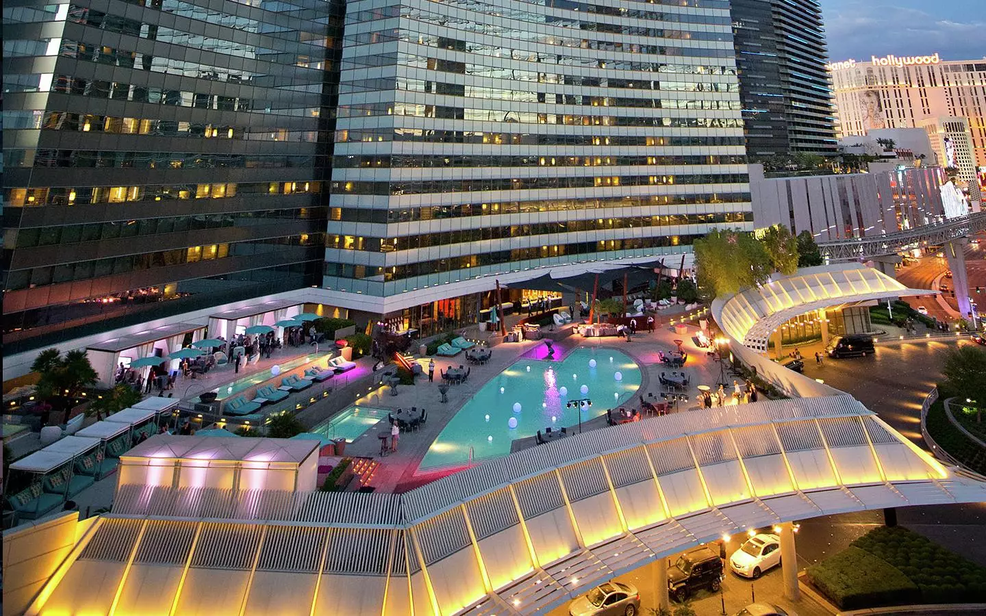 vdara meetings pool and cabana event